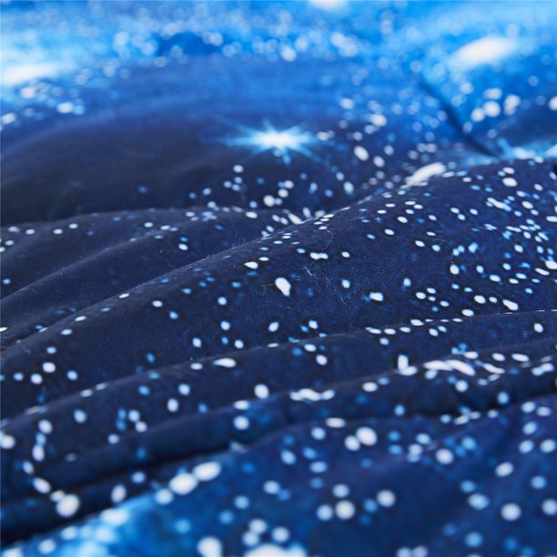 3D Bedding Set 3pc Queen Outer Space Universe Print Comforter Set