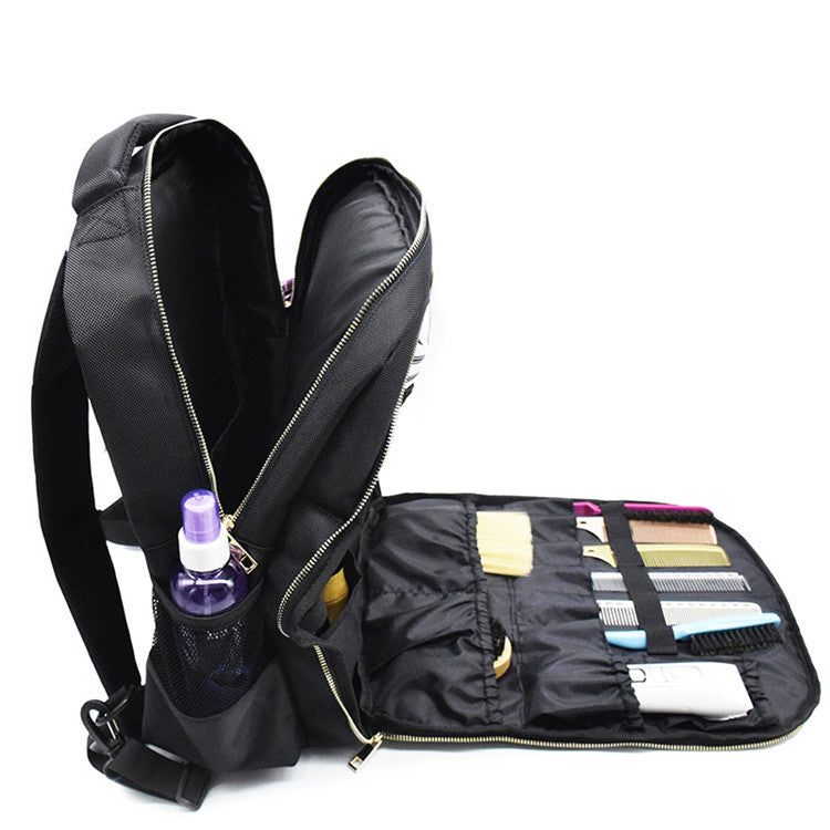 Barber Bagpack /Travel bag/barber tools carry hairdryer and shear holder bag(We can customize with name and logo)