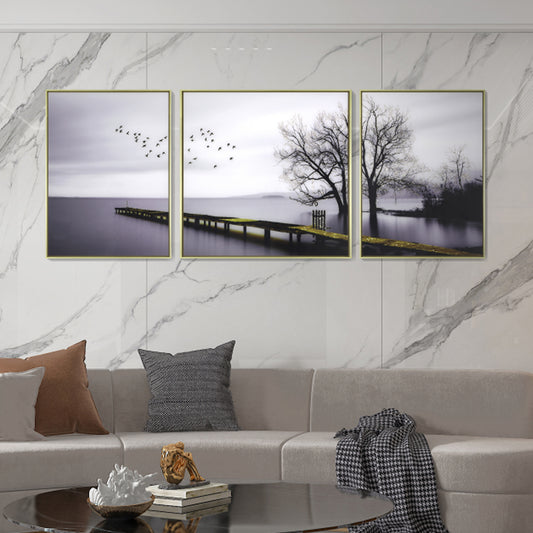 Tempered Glass Wall Art - Home Decor - Glass Wall Hanging Decor - Modern Wall Art - High Quality - Glass Wall -Autumn season