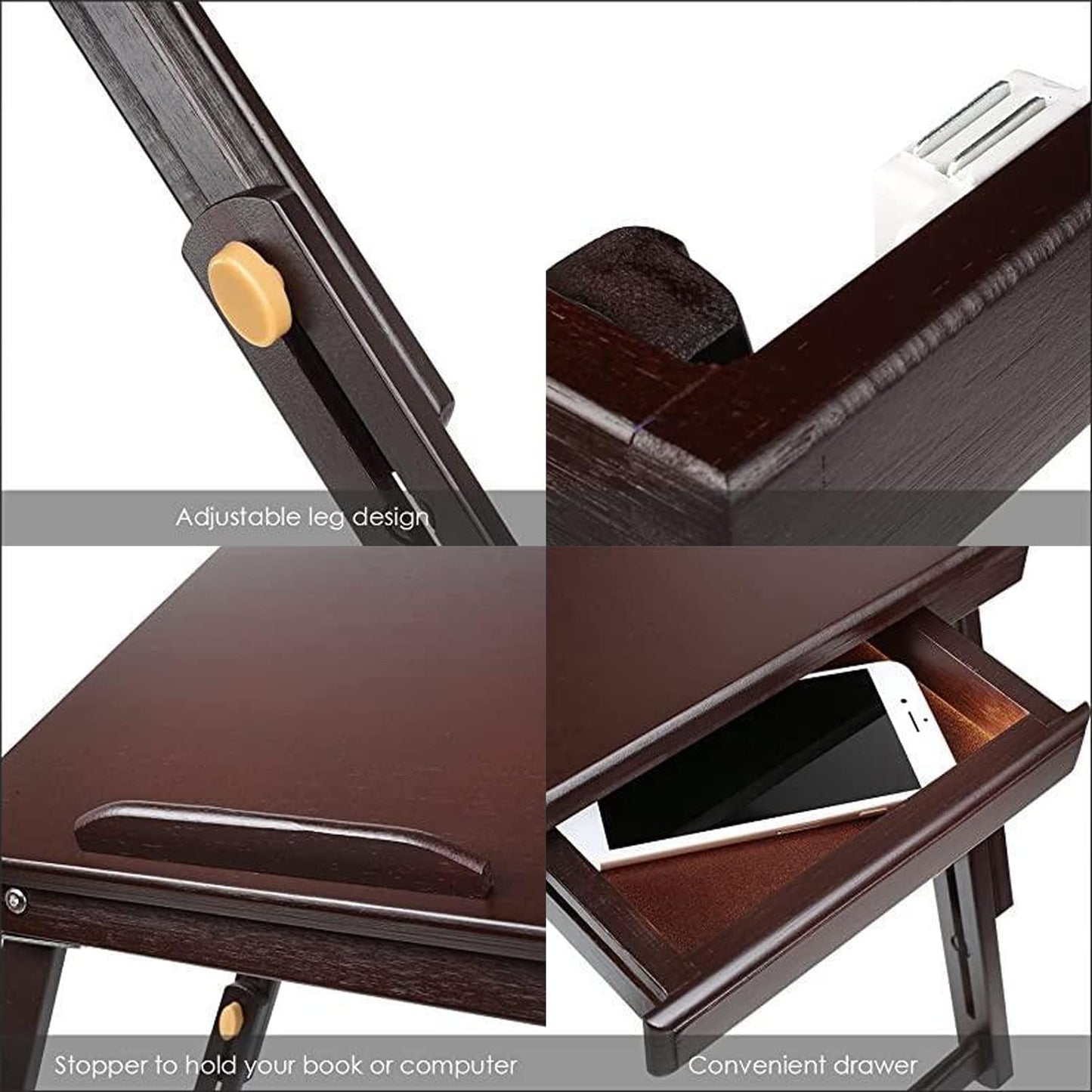 Clearance,wholesale only,Laptop Desk, Foldable Laptop Tray for Bed 100% Natural Bamboo