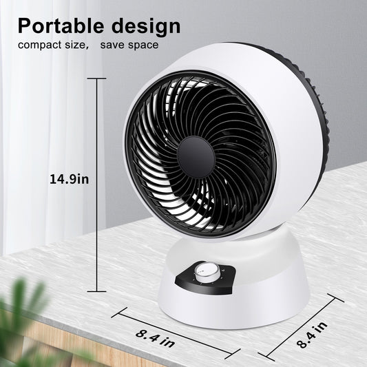 9 inch Personal Desktop Fan with 3 Speeds