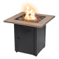28" Square 48000 BTU Outdoor Propane Gas Fire Pit Table