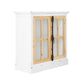 2-Tier Curio Display Cabinet with Shelf