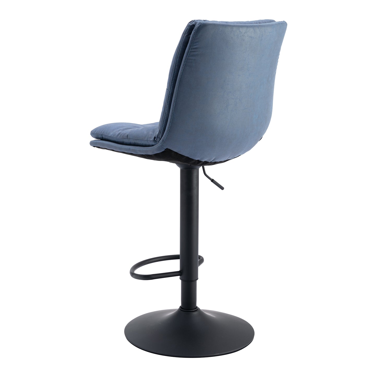 Bar Stool With Backrest And Footrest, 2 Sets