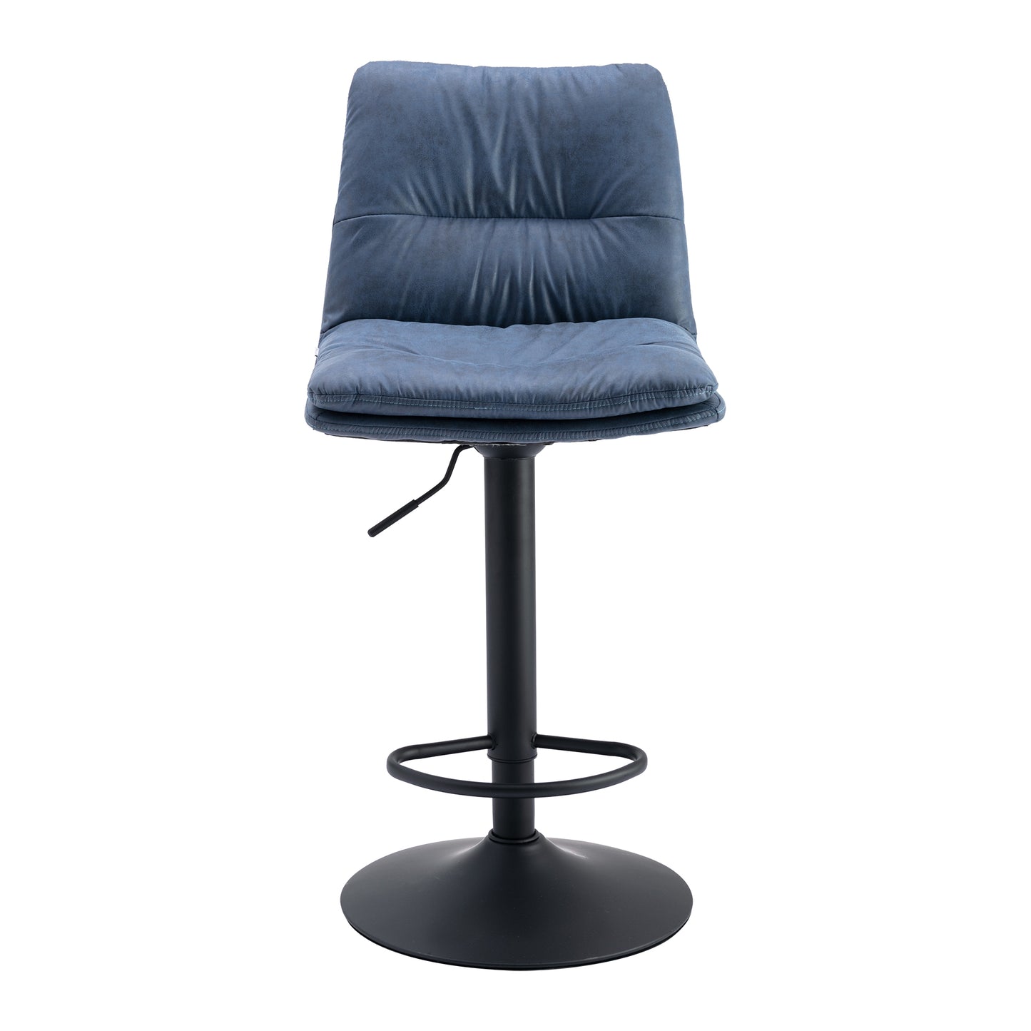 Bar Stool With Backrest And Footrest, 2 Sets