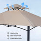 Patio Canopy Shelter for Outdoor BBQ , Water Resistance Tent