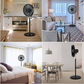 Simple Deluxe 18 Inch Pedestal Stand Fan, 3 Settings Speeds