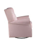 Swivel Chair w/Glider , Pink Fabric