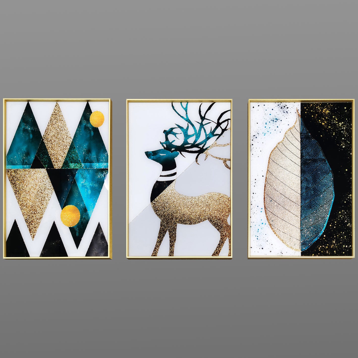 4mm Tempered Glass Wall Art, UV Digital Printed, Colorful Abstract, Picture Painting, Wall Decor