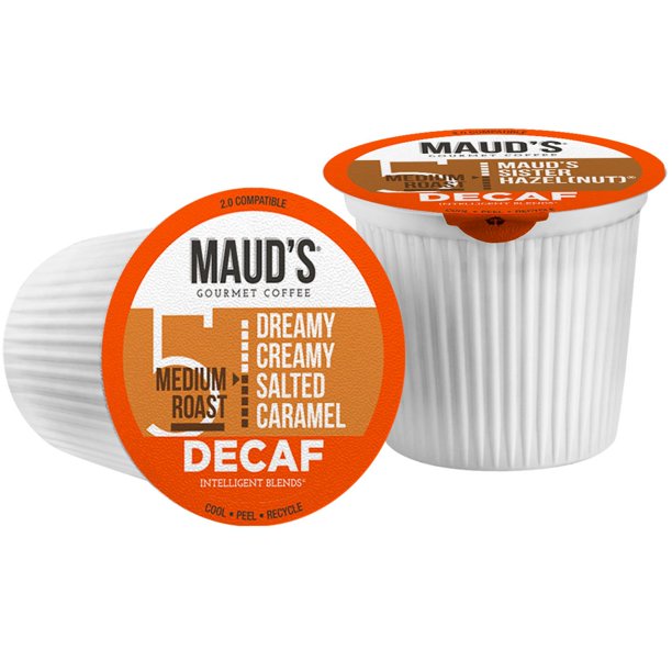 Flavored Decaf Coffee Sampler Variety Pack, 24ct. Recyclable Single Serve Sample Pack Decaf Coffee Pods - 100% Arabica Coffee California Roasted, Keurig Flavored Coffee Decaf K Cups Compatible