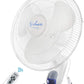 16 Inch White Digital Wall Mount Fan with Remote Control 3 Speed-3 Oscillating Modes