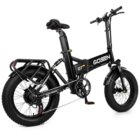 Dual Battery Folding Fat Tire Ebike - Q7