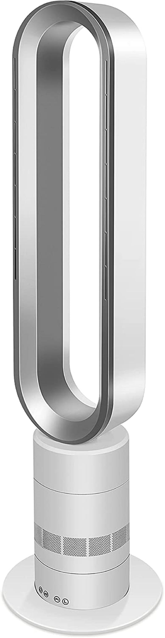 Bladeless Tower Fan with Timing Closure and Remote Control Low Noise Air Circulator Floor Fan for Home and Office Use