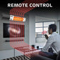 Simple Deluxe Wall Mounted Patio Outdoor Heater with Remote Control