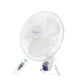 16 Inch White Digital Wall Mount Fan with Remote Control 3 Speed-3 Oscillating Modes