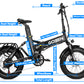 Dual Battery Folding Fat Tire Ebike - Q7