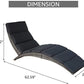 Patio Chaise Lounge, Outdoor Lounge Chair, PE Rattan Foldable Chaise Lounger