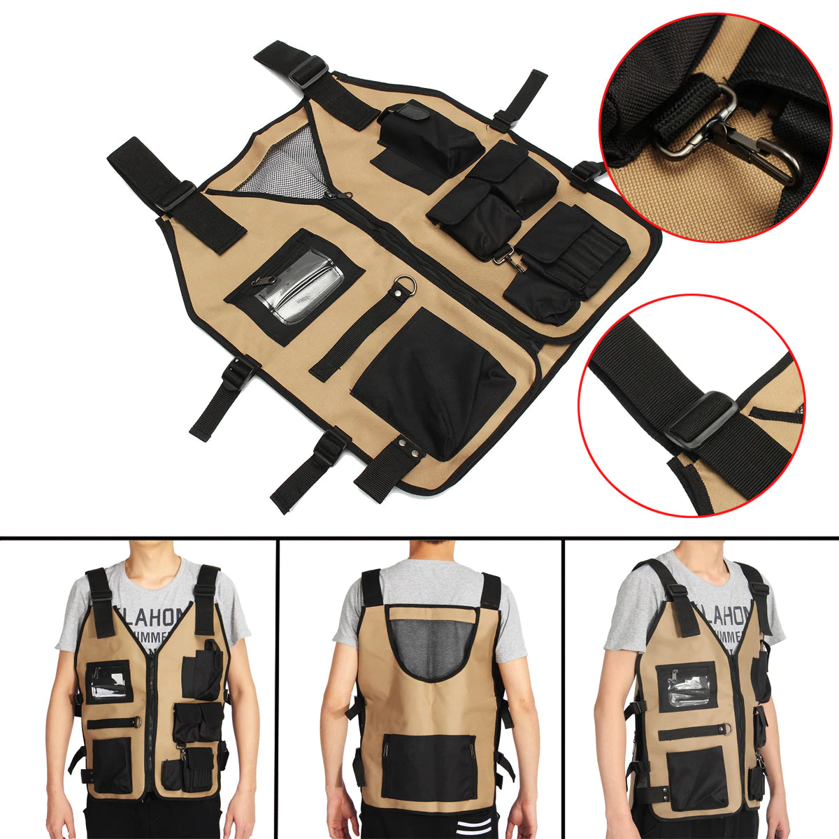 ELECTRICIAN CARPENTER FRAMER PLUMBER CRAFTMAN CONSTRUCTION POUCH BAG TOOL VEST