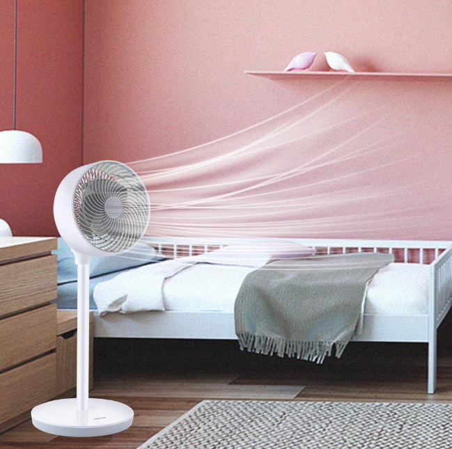 7 Inch Air Circulation Fan, 3 Speeds & 3 Modes, 70° Oscillating Circulating Fan